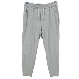 LULULEMON City Sweat Jogger Light Gray Heather Soft Stretch Men's MEDIUM